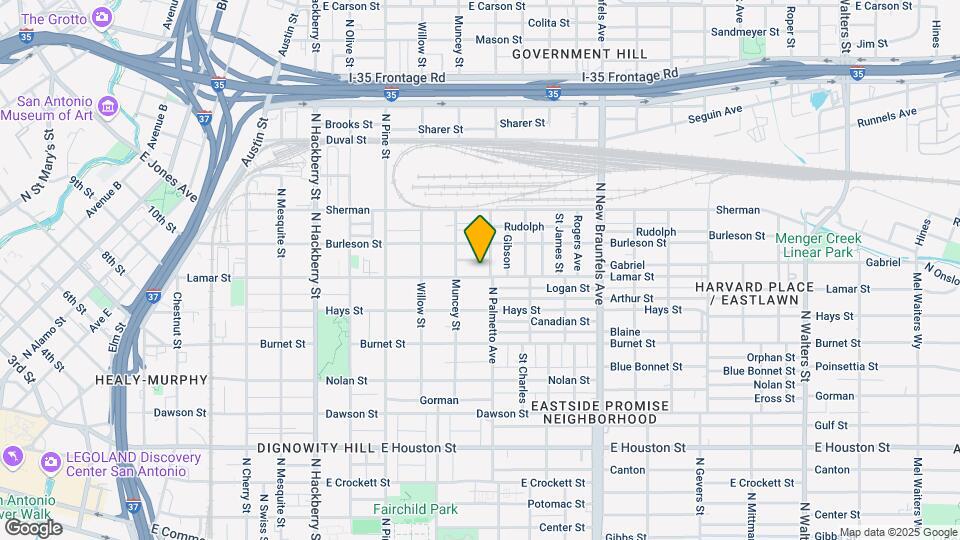 925 Lamar St Map and Location Details