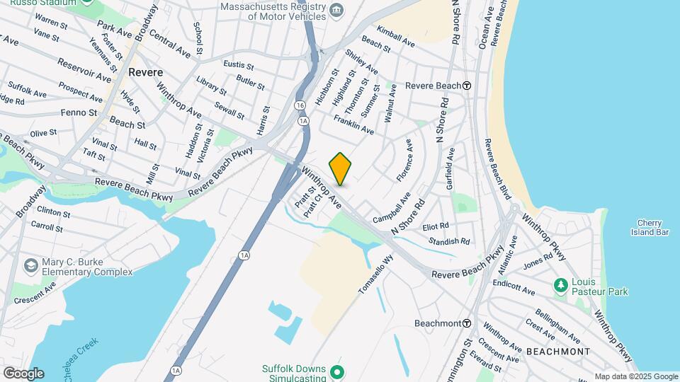 395 Revere Beach Pkwy Mapa y Detalles de la Ubicación