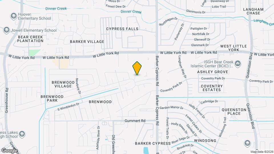 6222 Brenwood Cir Map and Location Details