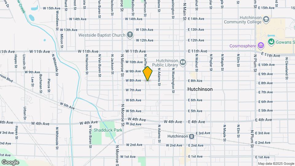 227 W 8th Ave Map and Location Details