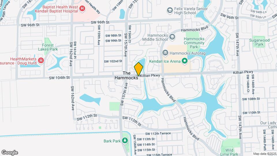 15551 SW 104th Ter, Unit 8210 Map and Location Details