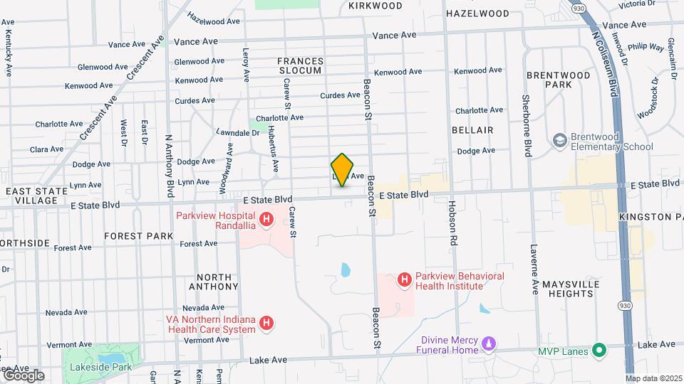 2617 E State Blvd Map and Location Details