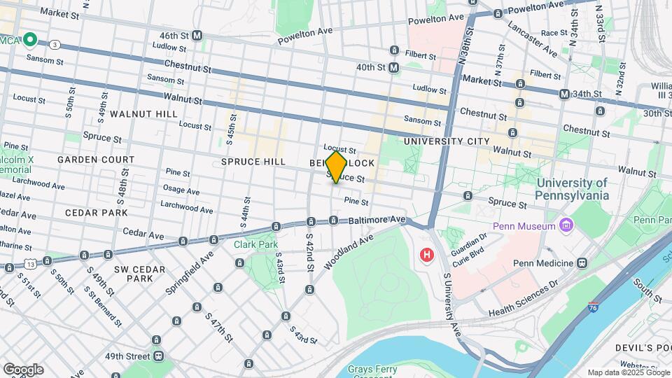 309 S 41st St Map and Location Details