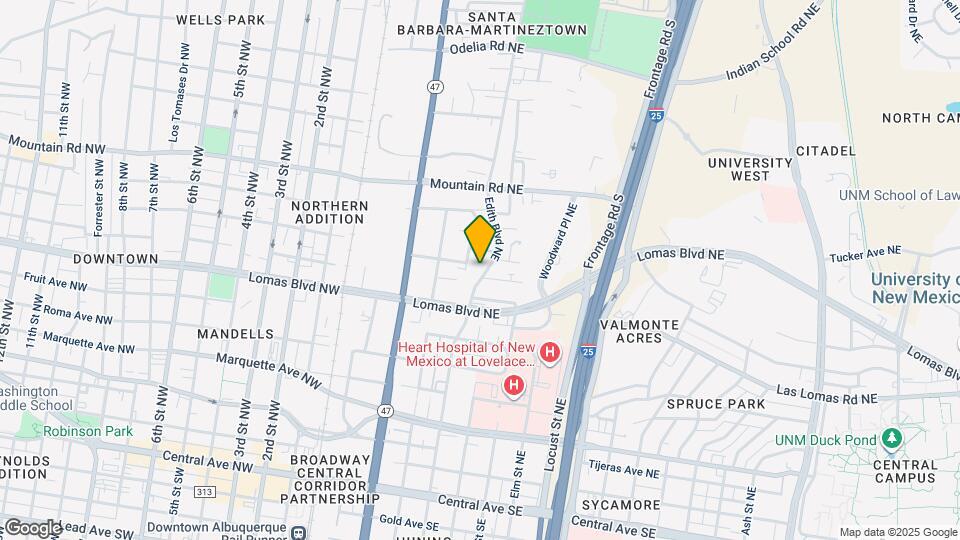 903 Edith Blvd NE Mapa y Detalles de la Ubicación