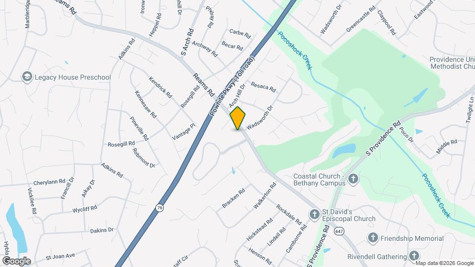 9227 Reams Rd Map and Location Details