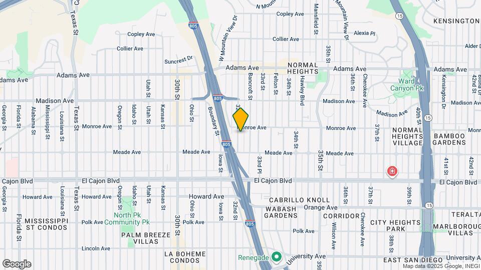 4465 32nd St Map and Location Details