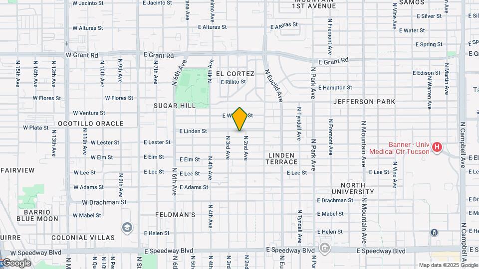 530 E Linden St, Unit #2 Mapa y Detalles de la Ubicación