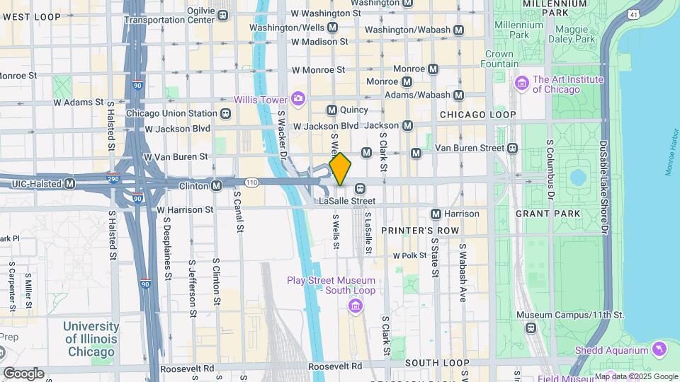 529 S Wells St, Unit 0906 Map and Location Details