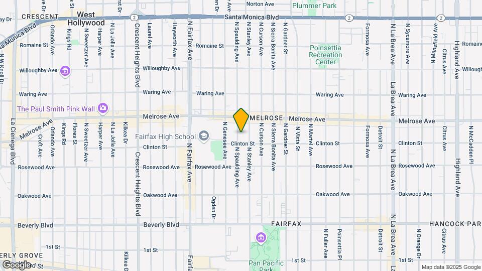 616 N Spaulding Ave Mapa y Detalles de la Ubicación