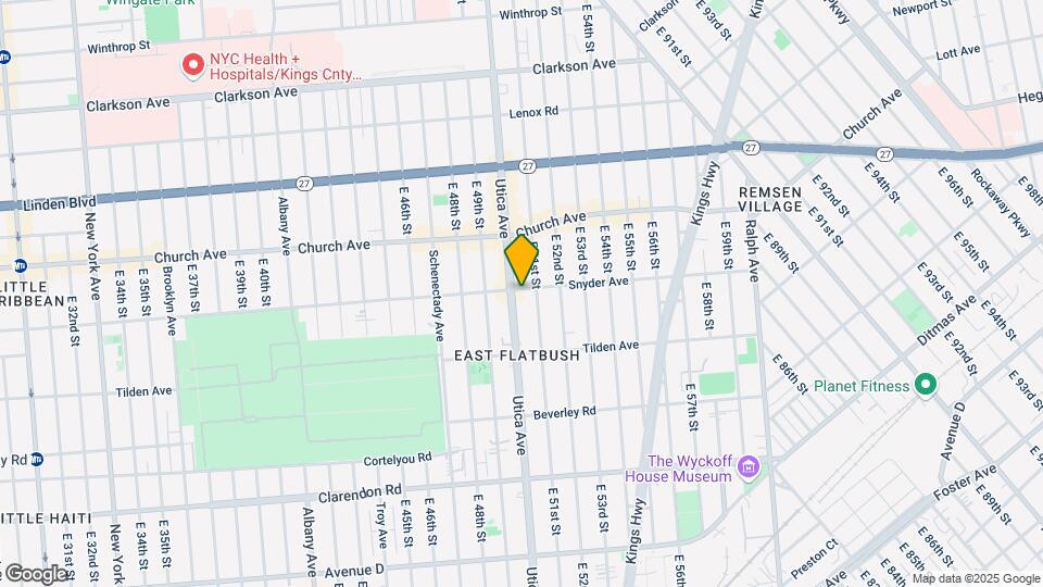 5002 Snyder Ave-Unit -1 Map and Location Details