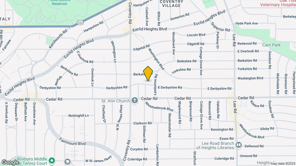 2865 E Derbyshire Rd, Unit 1 Map and Location Details