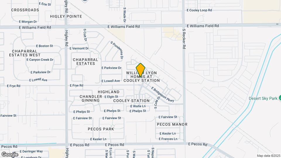 2745 S Cupertino Dr Map and Location Details