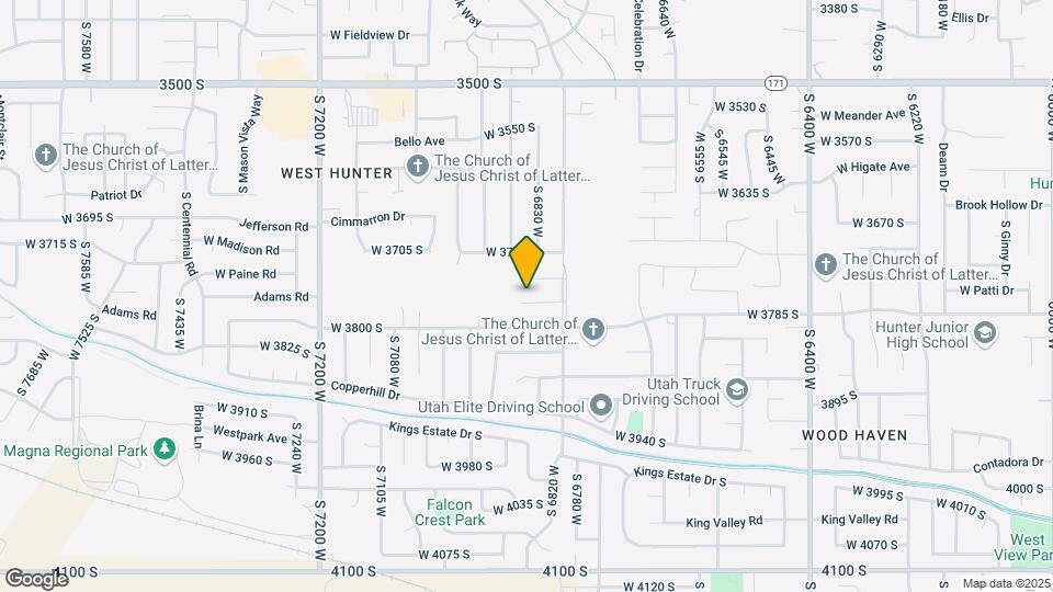 6864 Caroleen Park Cir Map and Location Details