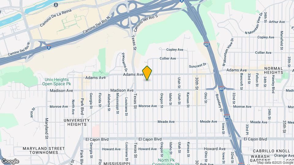 4645 Arizona St Map and Location Details