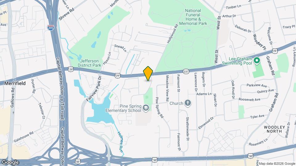 2844 Dover Ln Map and Location Details