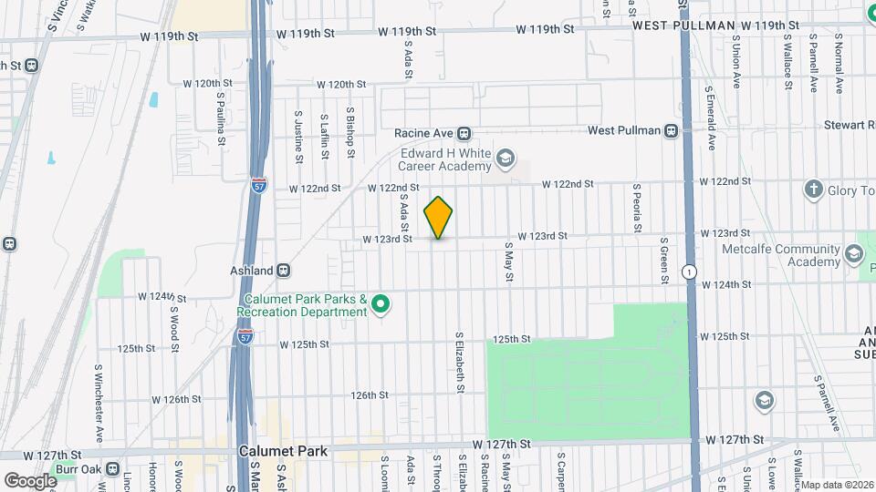 1243 W 123rd St Map and Location Details
