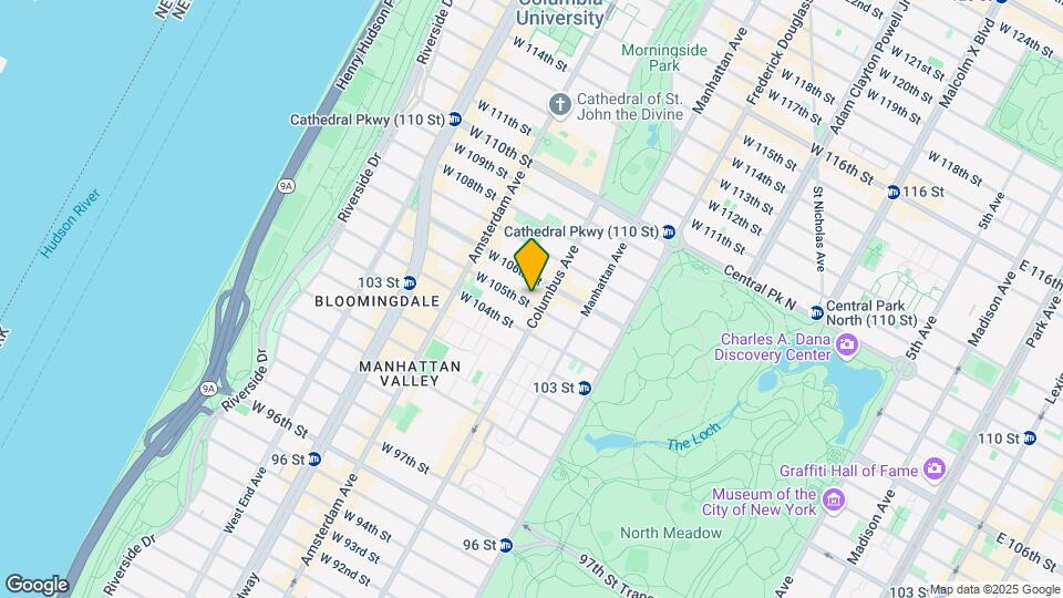 103-105 W 105th St Map and Location Details