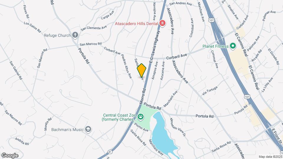 8390 Santa Ynez Ave Map and Location Details