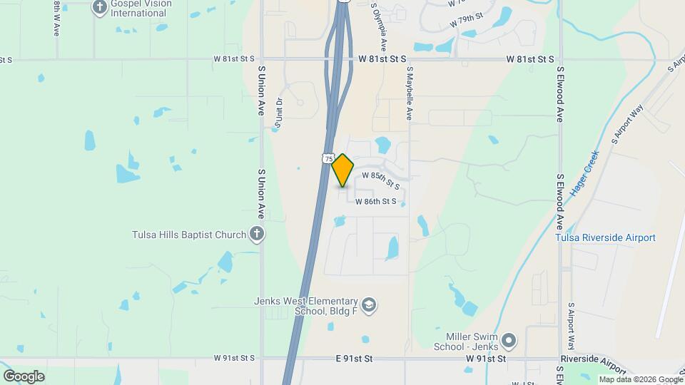 1229 W 85th Pl S Map and Location Details