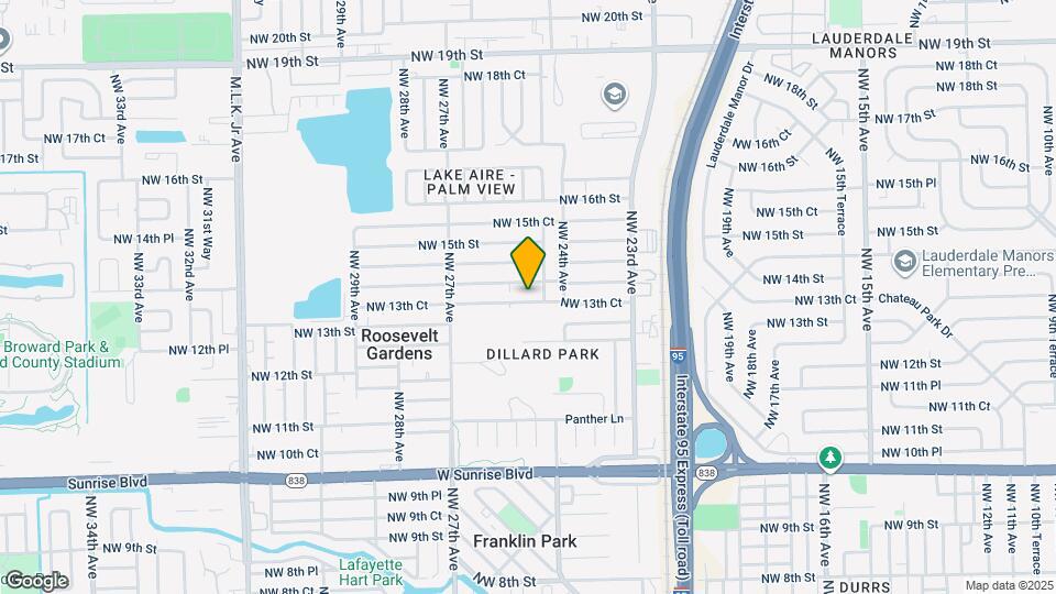 2481 NW 13th Ct Map and Location Details