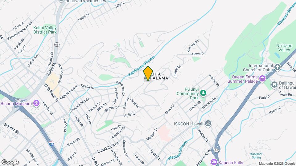 1242 Mamalu St Map and Location Details