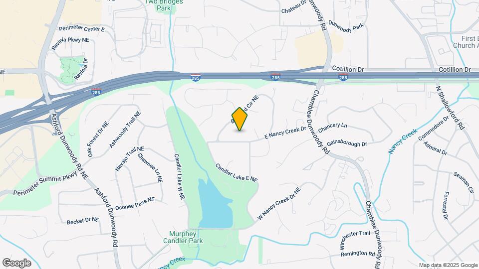 1616 E Nancy Creek Dr Map and Location Details