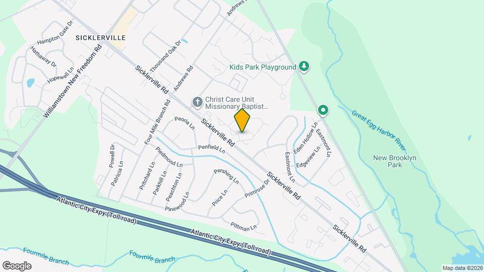 6 Meadow Rue Ln Map and Location Details