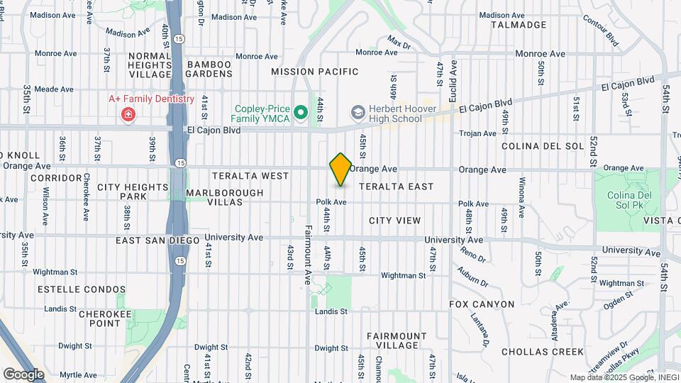 4130 Highland Ave Map and Location Details