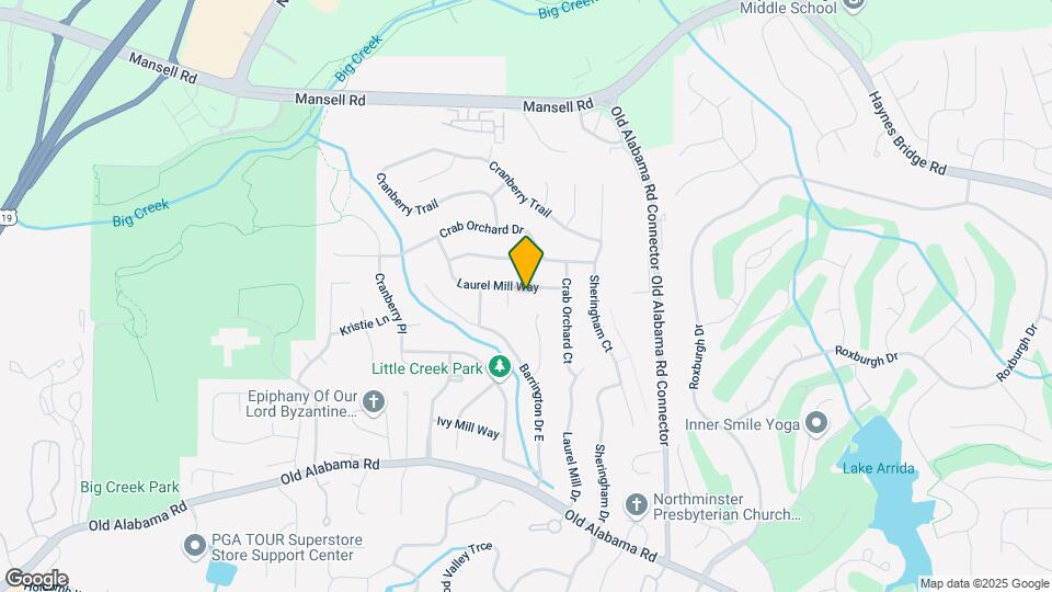 2215 Laurel Mill Way Map and Location Details