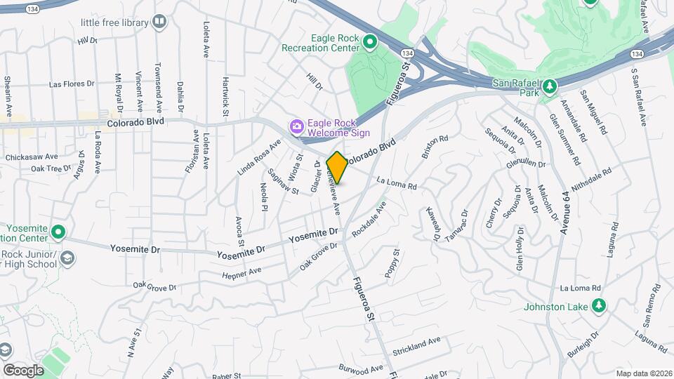 4922 1/2 Genevieve Ave Map and Location Details