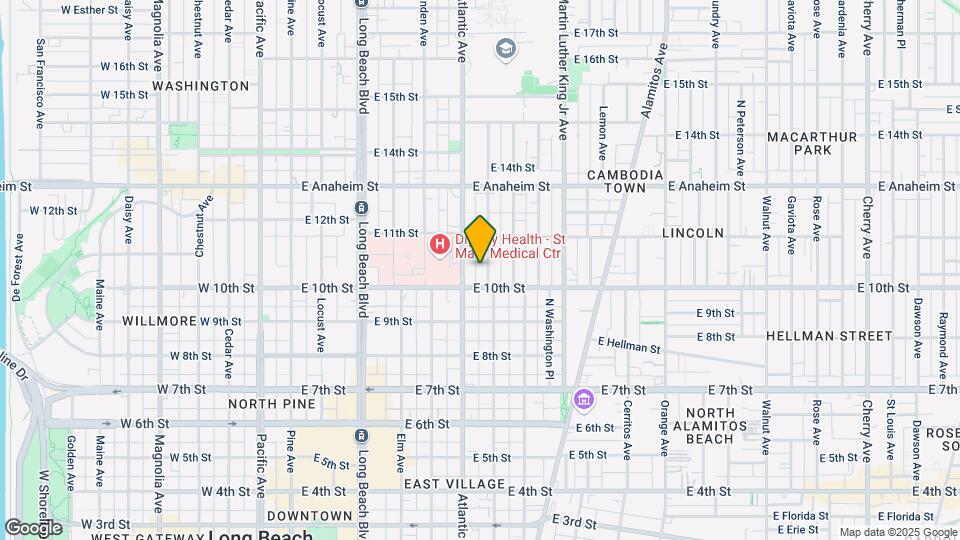 1025 Lime Ave Map and Location Details