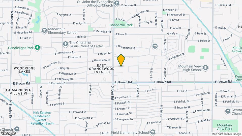 2041 E Gary Cir Map and Location Details