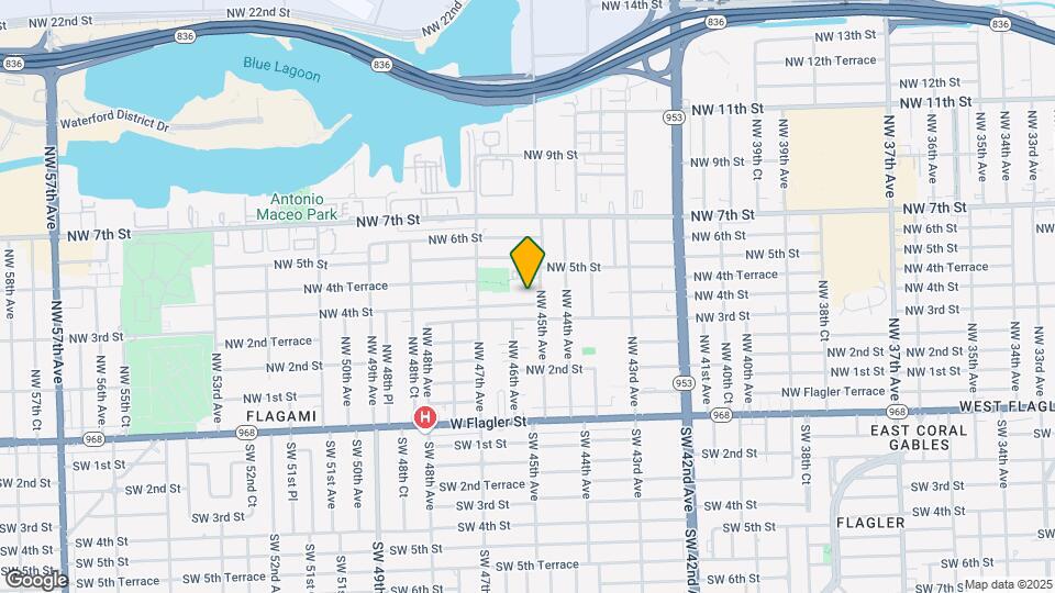 4521 NW 4th St Map and Location Details