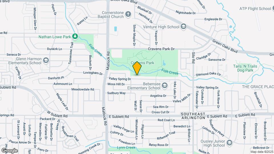 311 Valley Spring Dr Map and Location Details