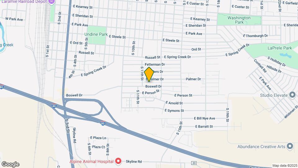 1135 Boswell Dr Map and Location Details