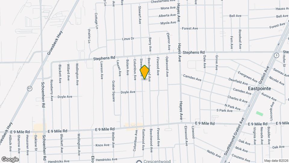 23560 Stewart Ave Map and Location Details