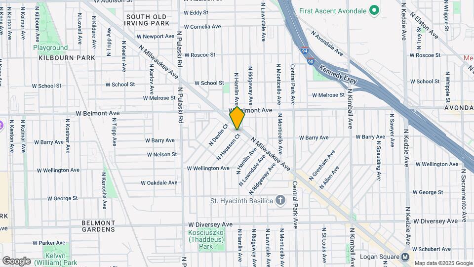 3117 N Haussen Ct Map and Location Details