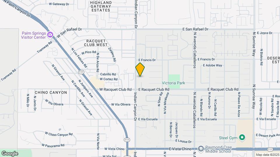 200 E Racquet Club Rd Map and Location Details