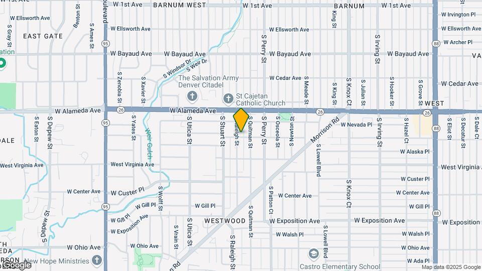 398 S Raleigh St Map and Location Details