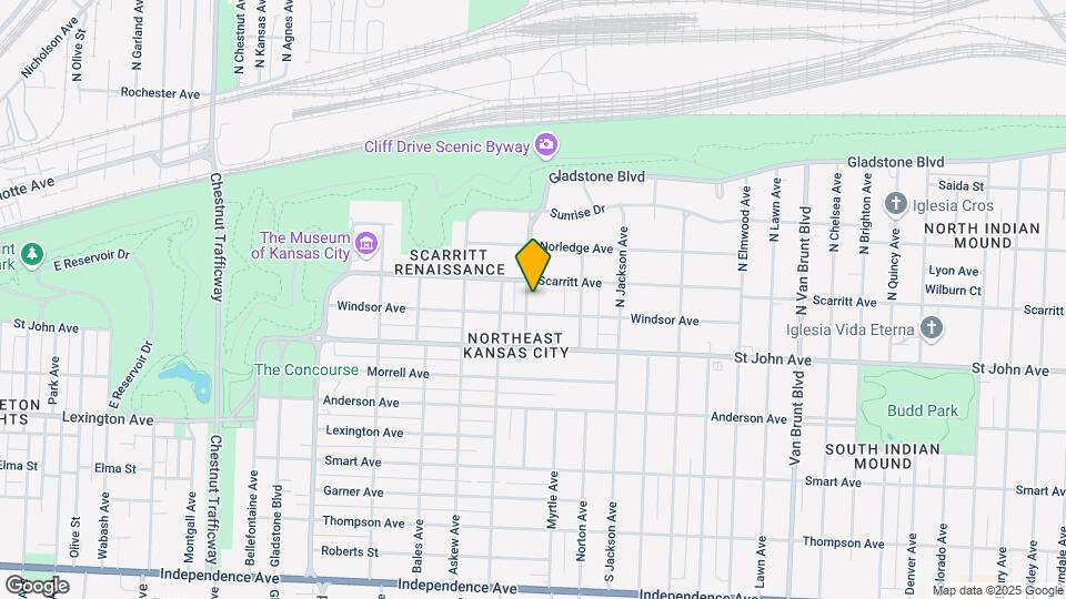 207-209 N Mersington Ave Mapa y Detalles de la Ubicación