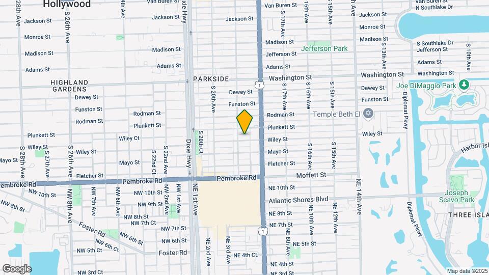 1847 Wiley St Map and Location Details