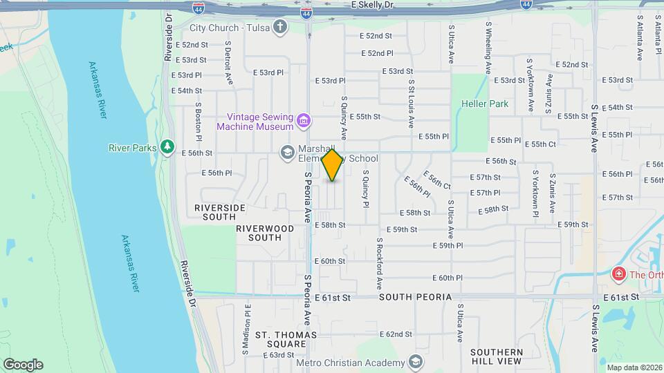 5620 S Quaker Ave Map and Location Details