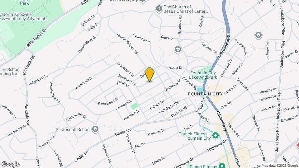 2510 Bernhurst Dr Map and Location Details