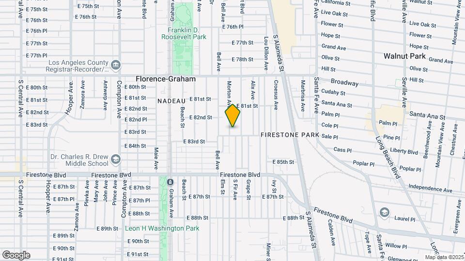 8228 Morton Ave Map and Location Details