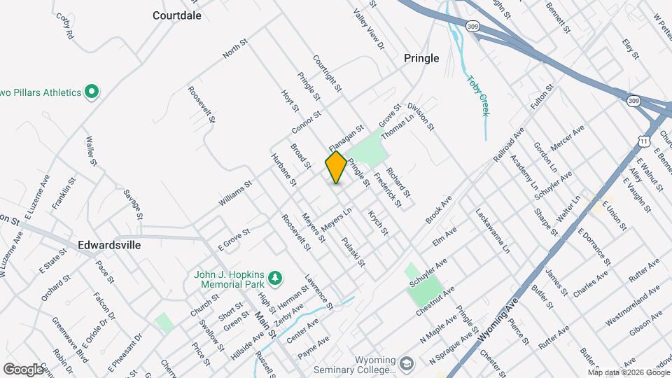 109 Penn St Map and Location Details