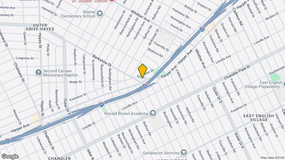 15811 Harper Ave Mapa y Detalles de la Ubicación