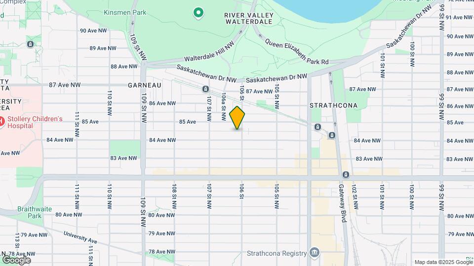 10606-10684 84 Ave NW Map and Location Details