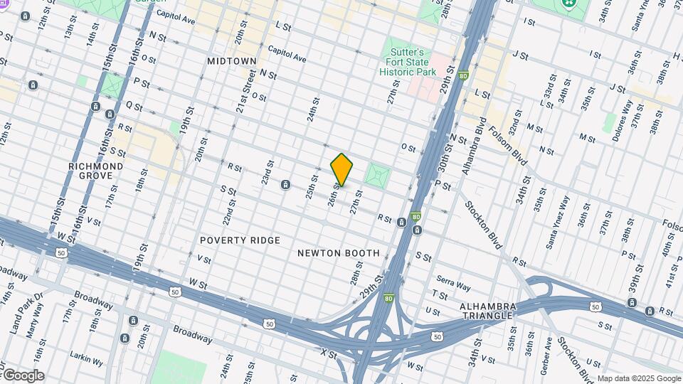 1717 26th St-Unit -2 Map and Location Details