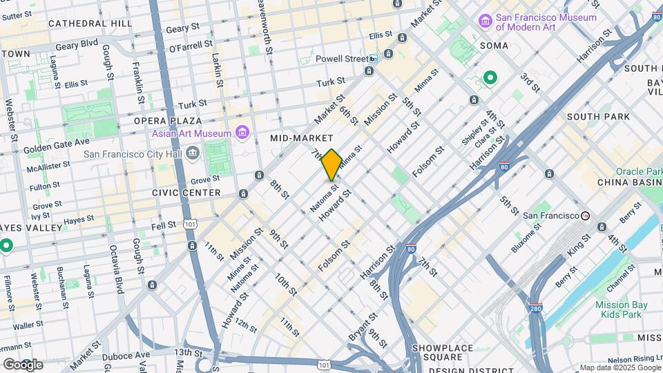 618 Natoma St Mapa y Detalles de la Ubicación