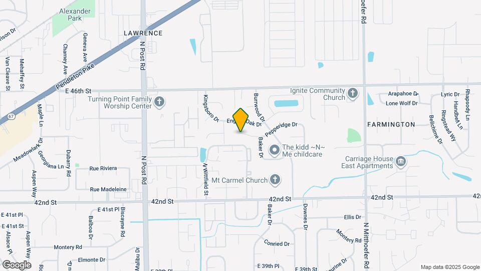9431 Pepperidge Dr Map and Location Details